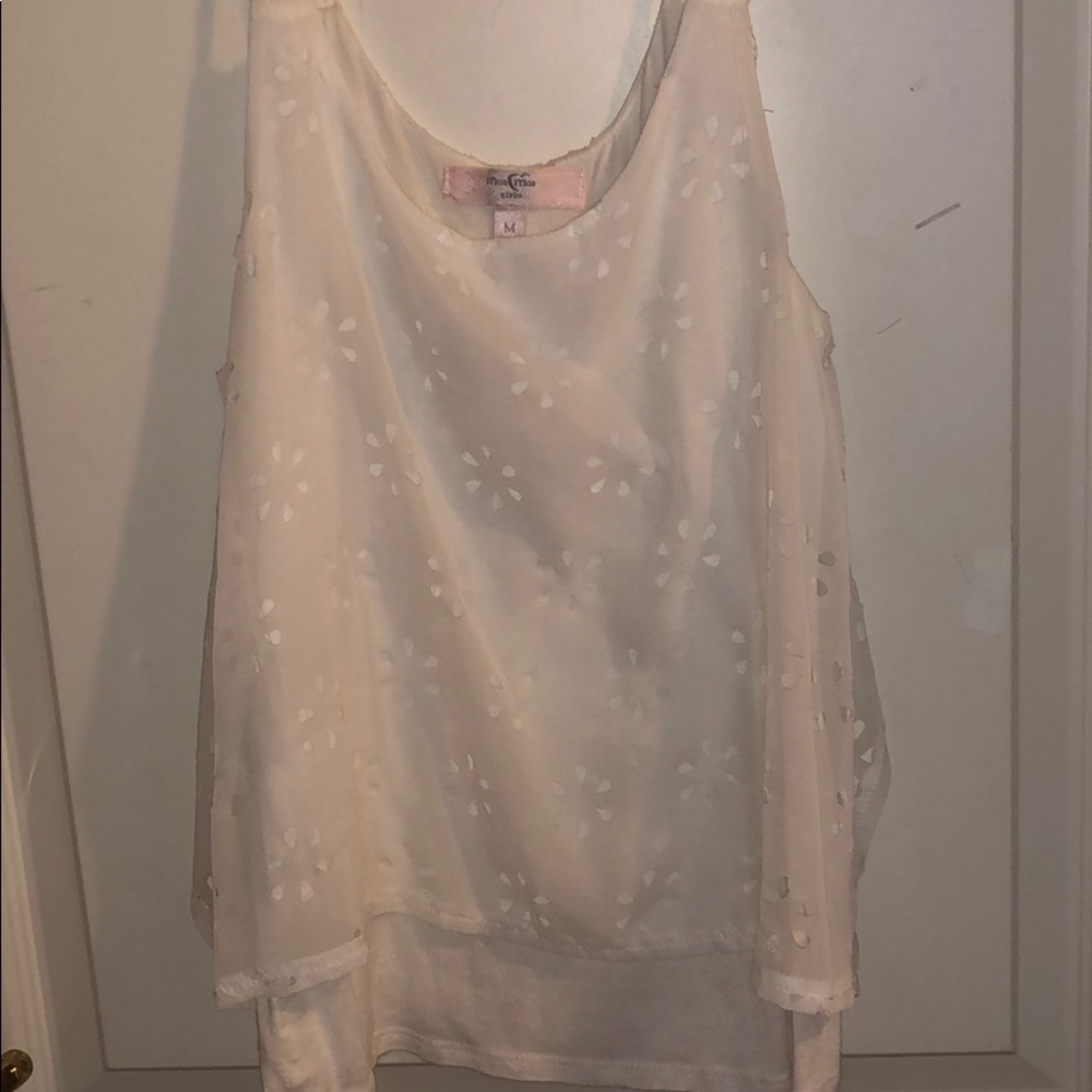 Cute White Tank Top